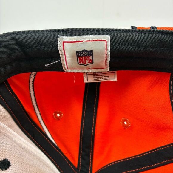 NFL Cincinnati Bengals Adjustable Football Team Hat Tiger Orange White Black Y2K - Picture 8 of 11